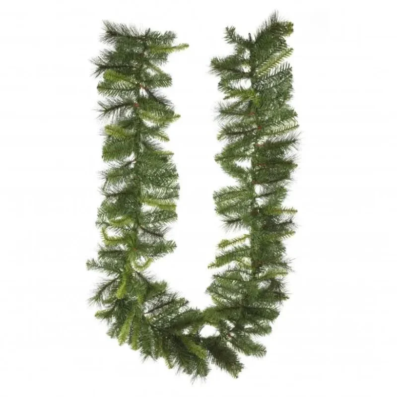 2 7m mixed pine garland 30cm width festive decor