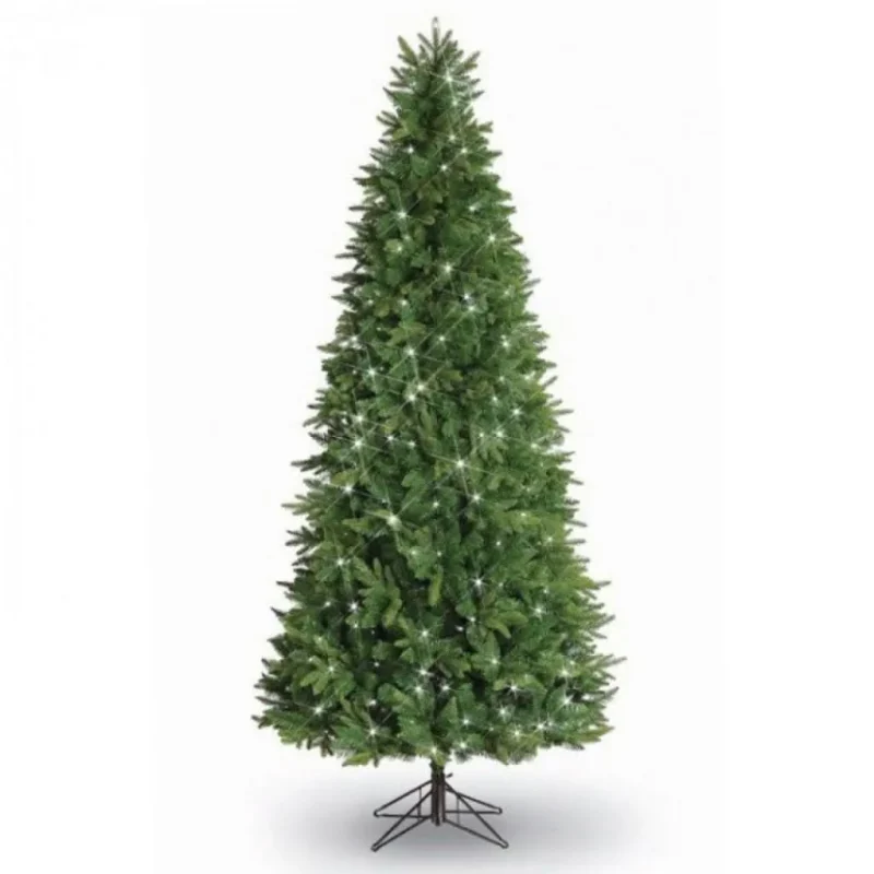 6 5ft slim prelit pine artificial christmas tree