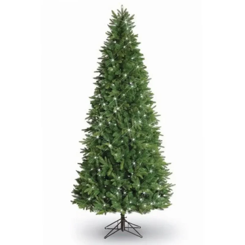 7ft slim prelit scots pine christmas tree premium artificial design