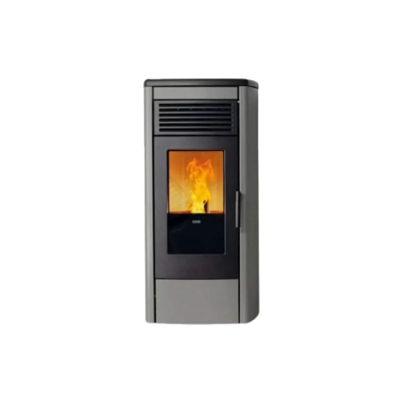 8kw klover soft wood pellet stove grey model kls80g