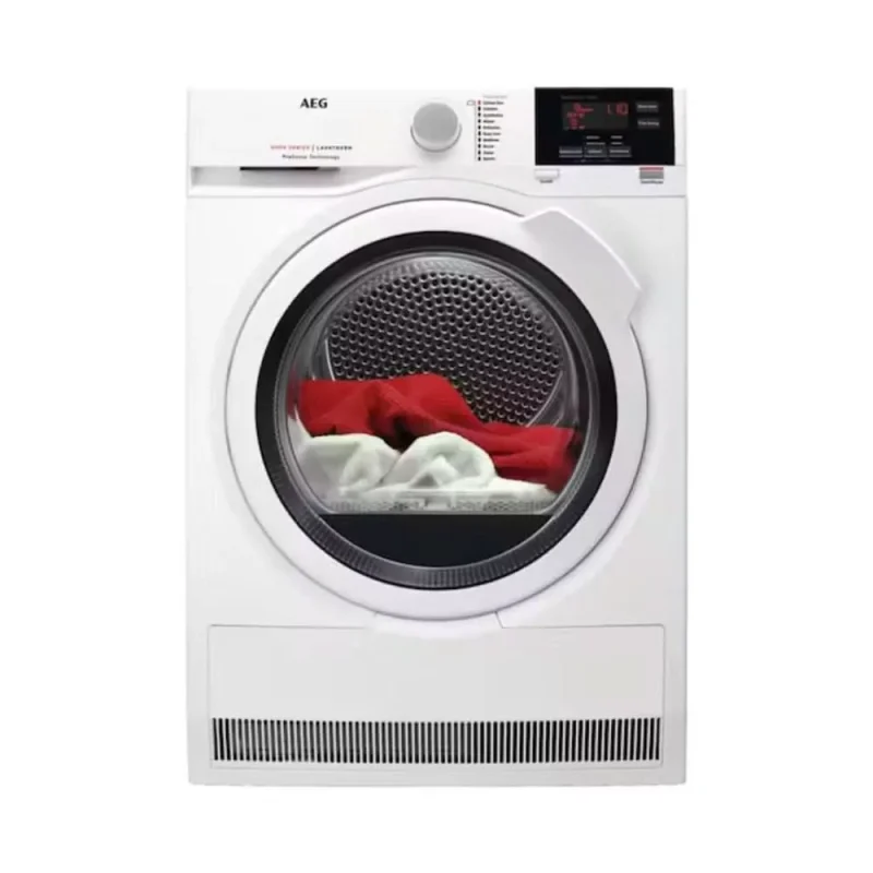 aeg 8kg white condenser dryer t6dbg821n