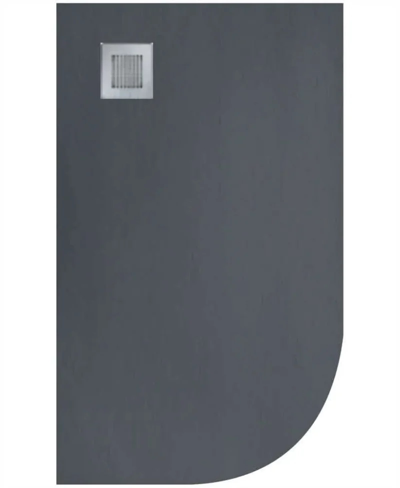 anthracite offset quadrant shower tray 1200x800mm nslq1280lhat sonas slate