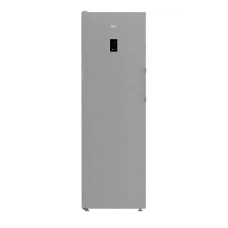 beko 185cm tall upright freezer stainless steel fnp4686ps