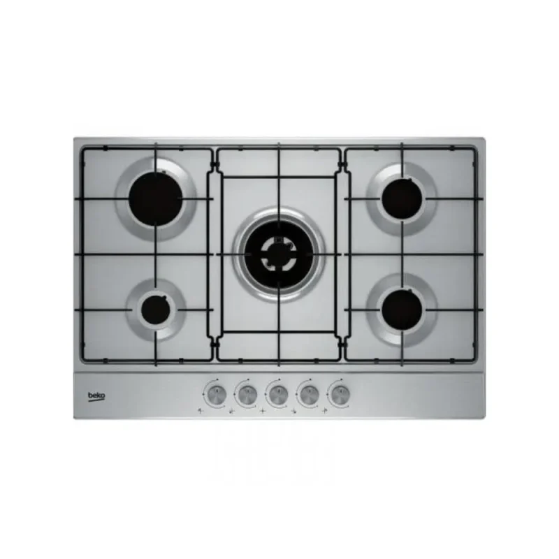 beko 70cm gas hob stainless steel