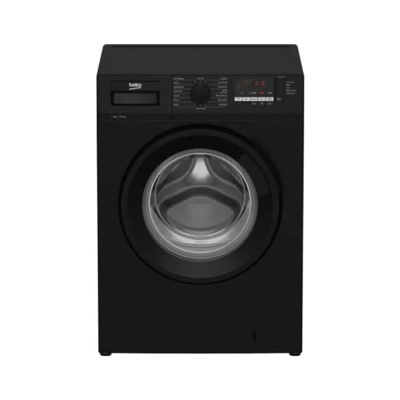 beko 9kg black washing machine 1400 spin wtl94151b