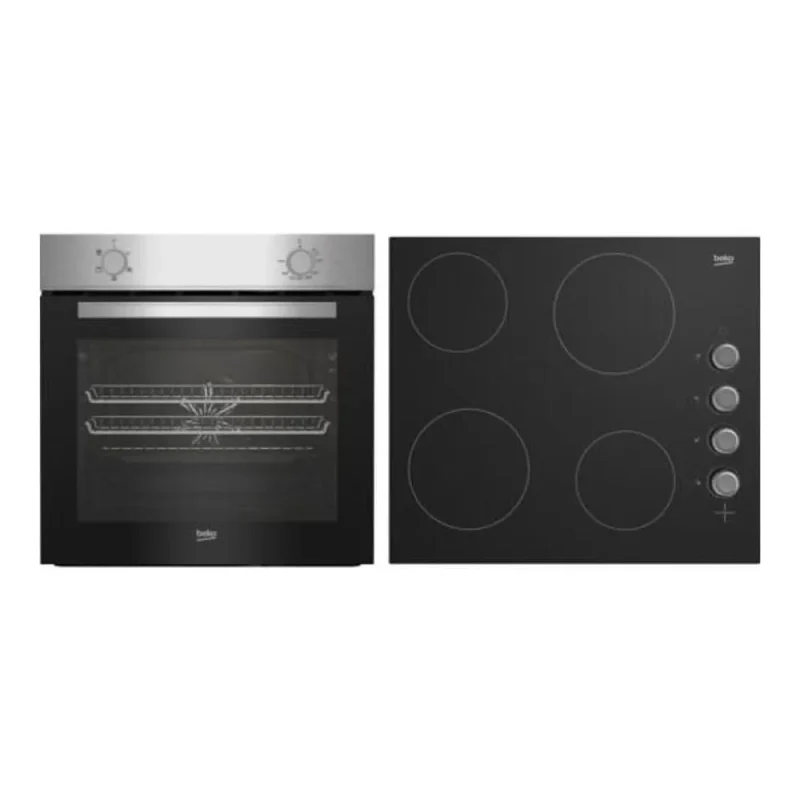 beko bbsf210sx hob oven pack premium kitchen bundle