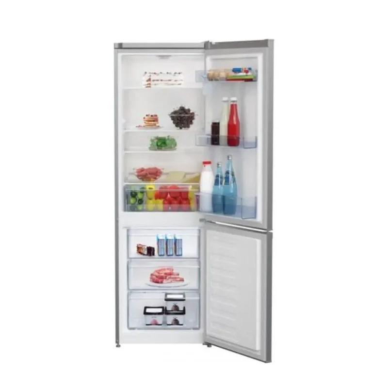 beko csg3571s fridge freezer 171cm x 55cm silver