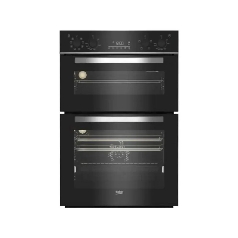 beko double oven bbdm243boc space saving dual cooking