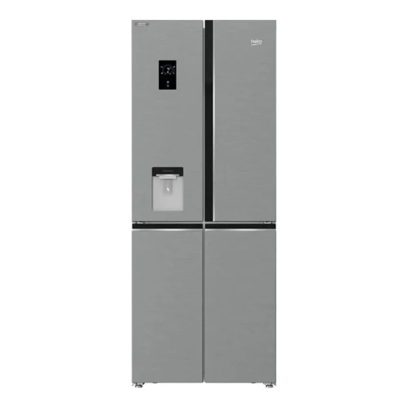 beko gne480ec3dvx fridge freezer 192x76cm harvestfresh stainless steel