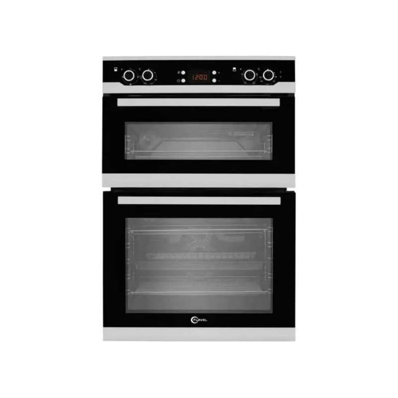 beko stainless steel double oven biflv92fx space saving design