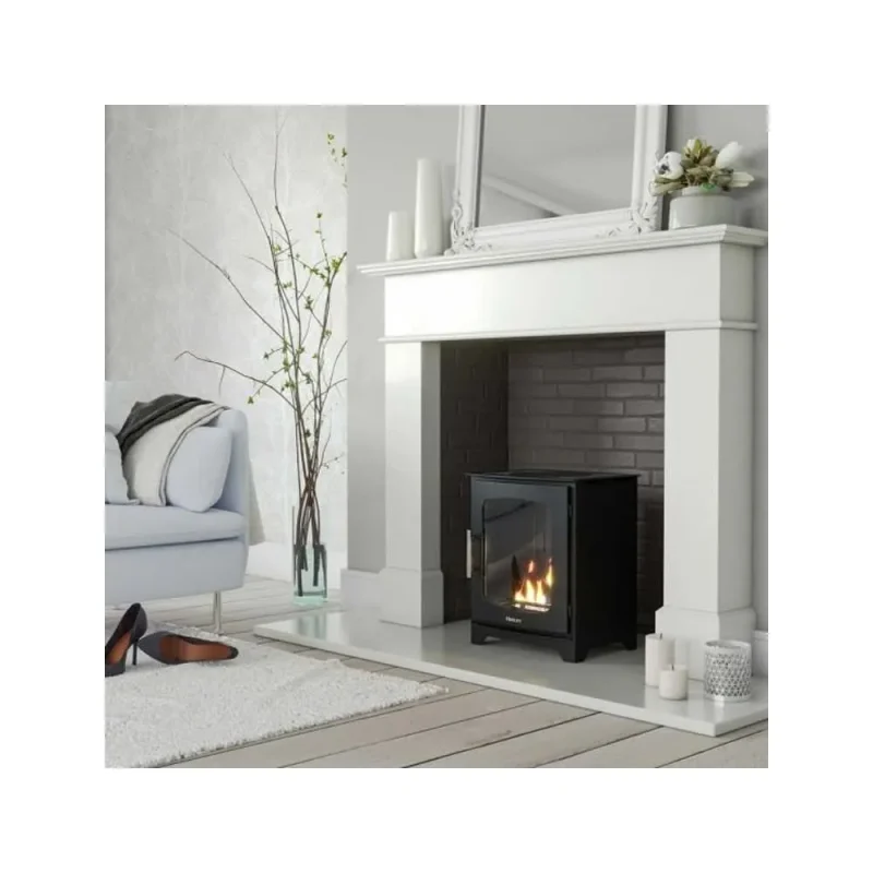 black bio ethanol stove compact freestanding henley hazelwood bionx 1077