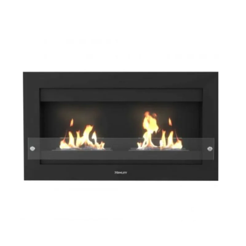 black henley oslo 900 bio ethanol stove wall mounted heat efficient