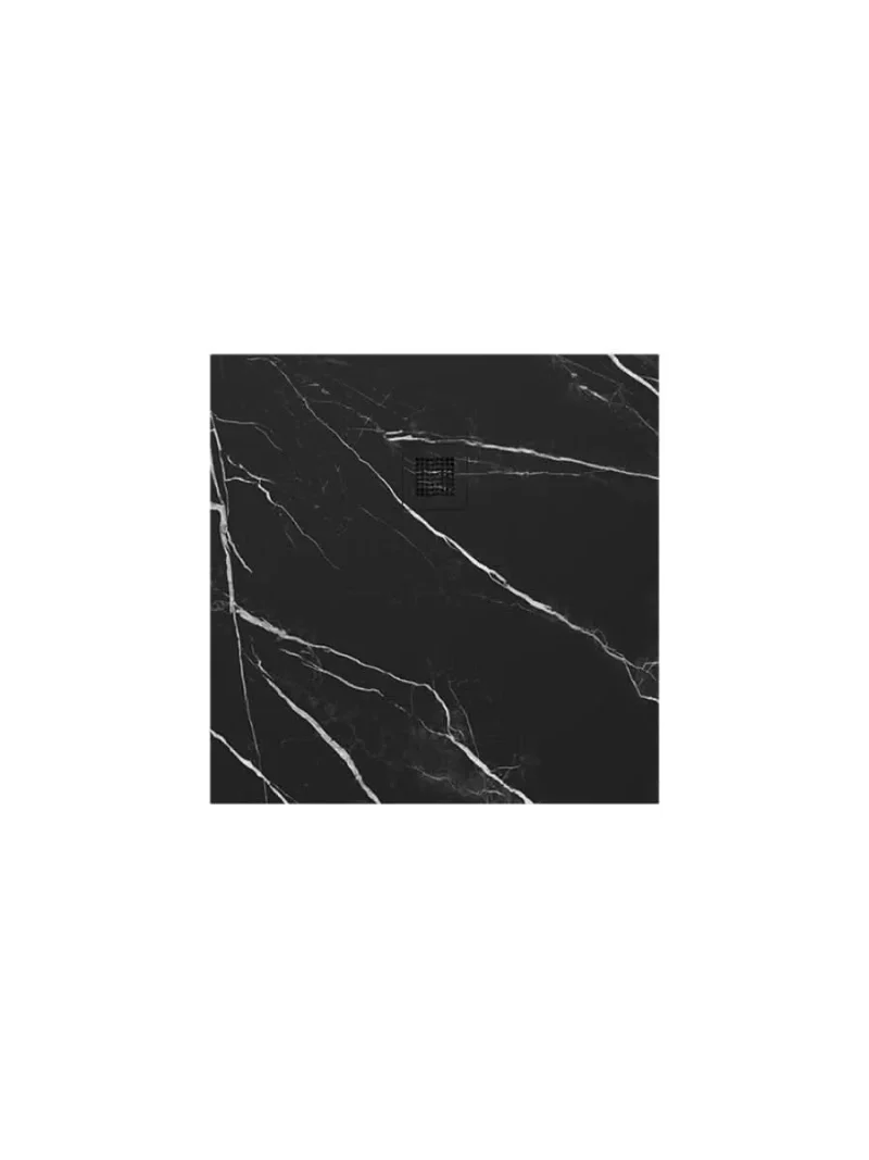 black marble shower tray waste 900mm sonas unity square ust00159