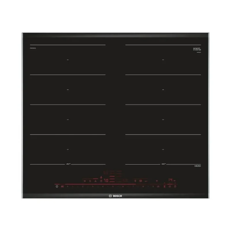 bosch 60cm black glass induction hob