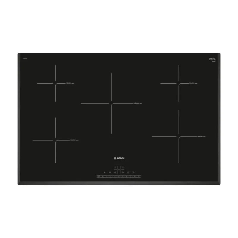 bosch 80cm induction hob black glass piv851fb1e