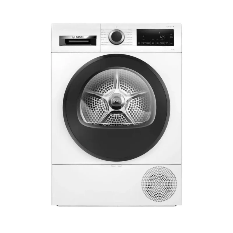 bosch 8kg heat pump condenser dryer white wqg233d8gb