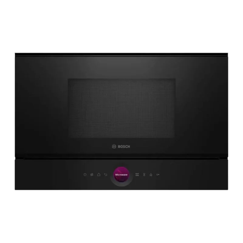 bosch 900w black integrated microwave bfl7221b1b