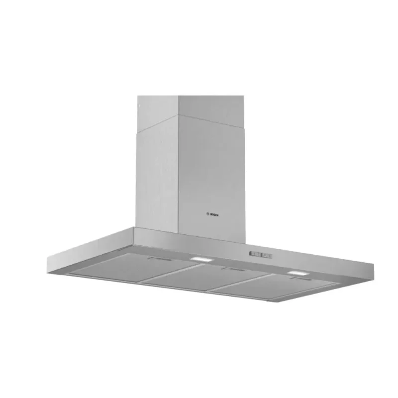 bosch 90cm brushed steel chimney hood dwb94bc50b