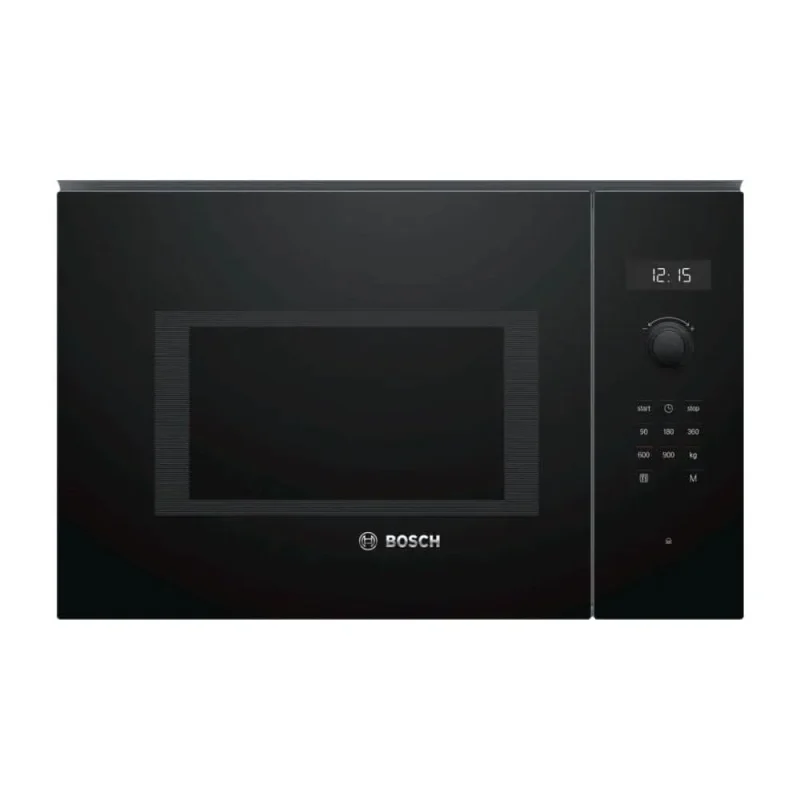 bosch bfl554mb0b 900w black integrated microwave oven