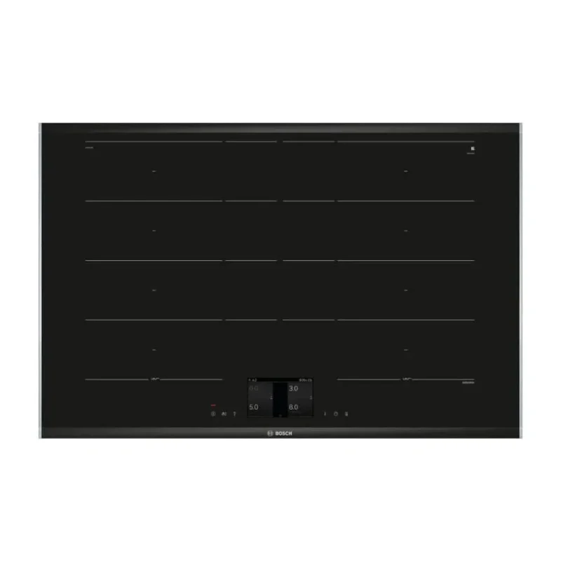 bosch flex 80cm induction hob black glass