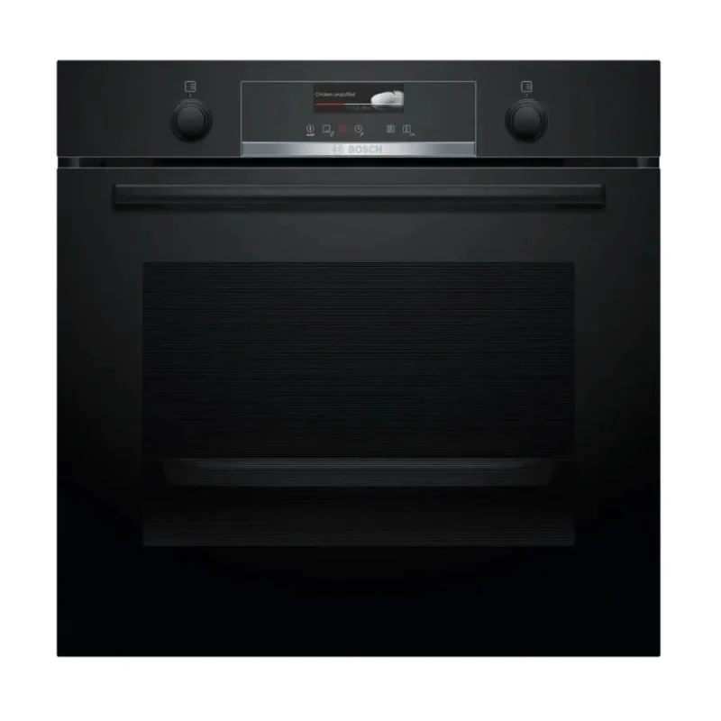 bosch hbg539bb6b series 6 black single oven