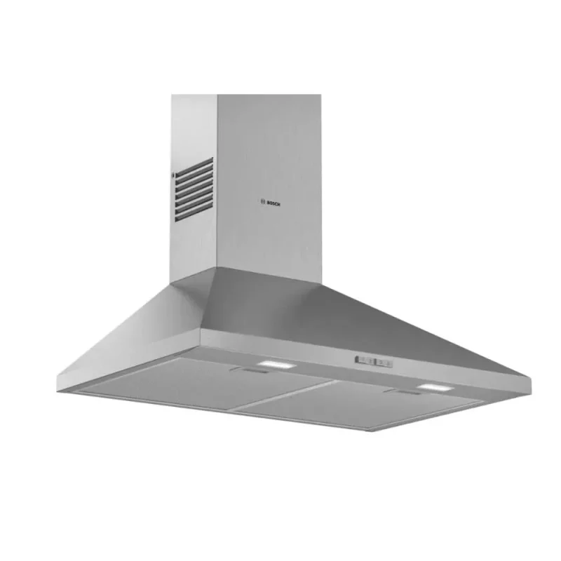 bosch series 2 75cm brushed steel chimney hood dwp74bc50b