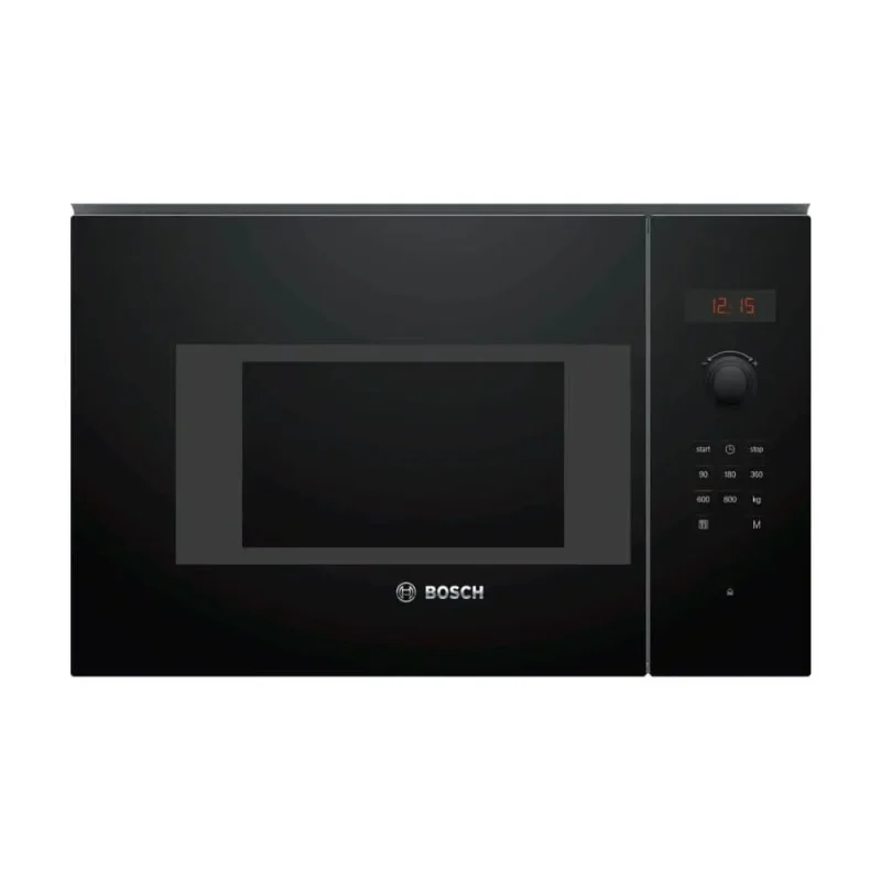 bosch series 4 800w black integrated microwave bfl523mb0b