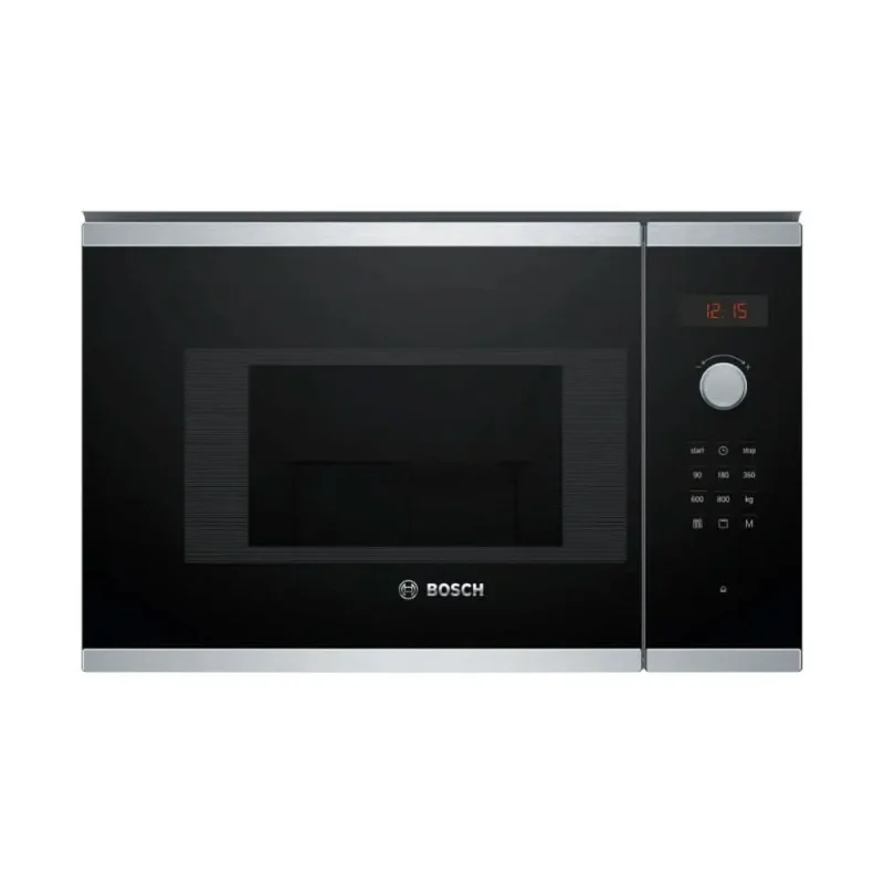 bosch series 4 800w brushed steel microwave bel523ms0b