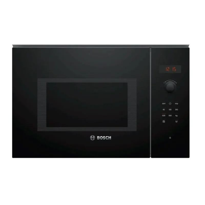 bosch series 4 900w black microwave bfl553mb0b