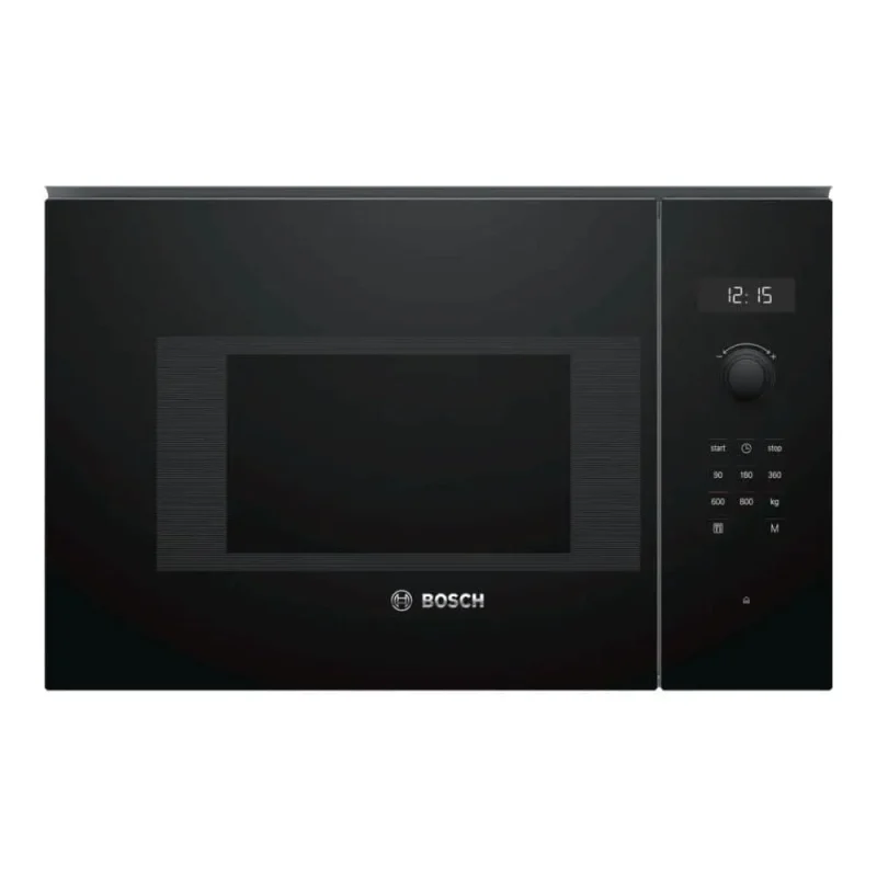 bosch series 6 800w black integrated microwave bfl524mb0b