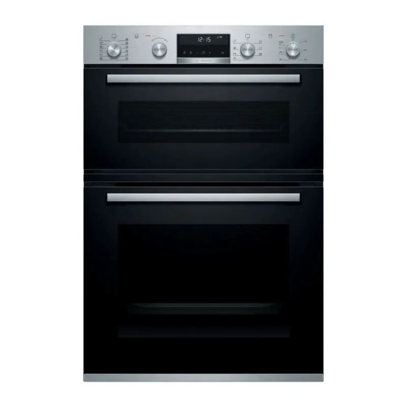 bosch series 6 brushed steel double oven mba5785s6b