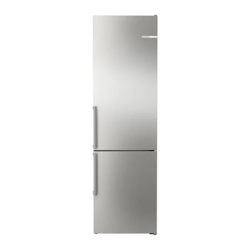 bosch series 6 no frost fridge freezer 60cm x 203cm stainless steel kgn39aiat