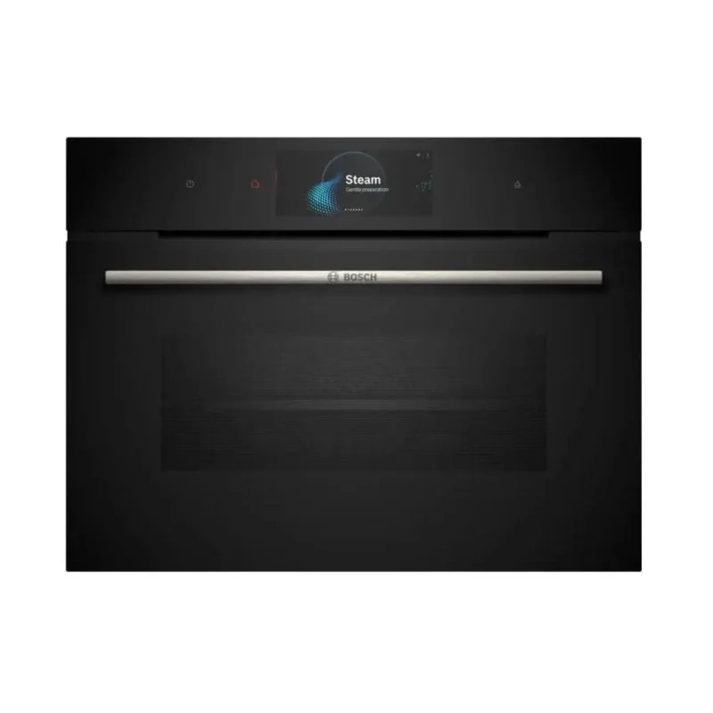 bosch series 8 black compact steam oven csg7584b1