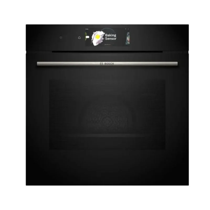 bosch series 8 black pyroclean single oven hbg7784b1