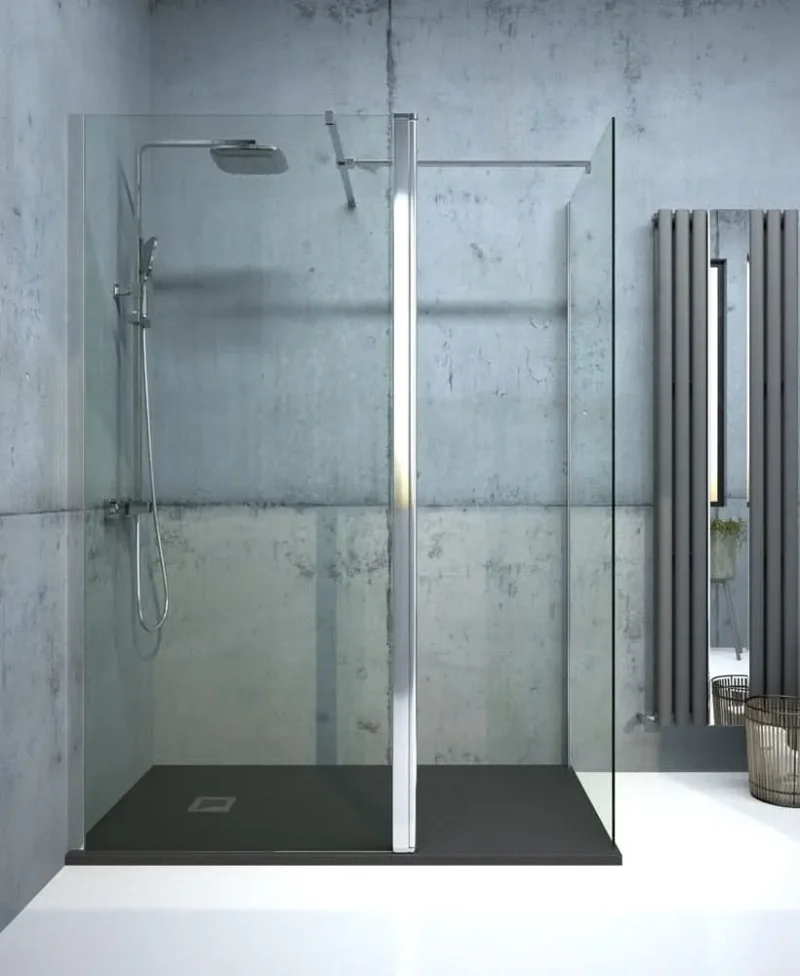 chrome 1100mm wetroom panel awrp1100cp