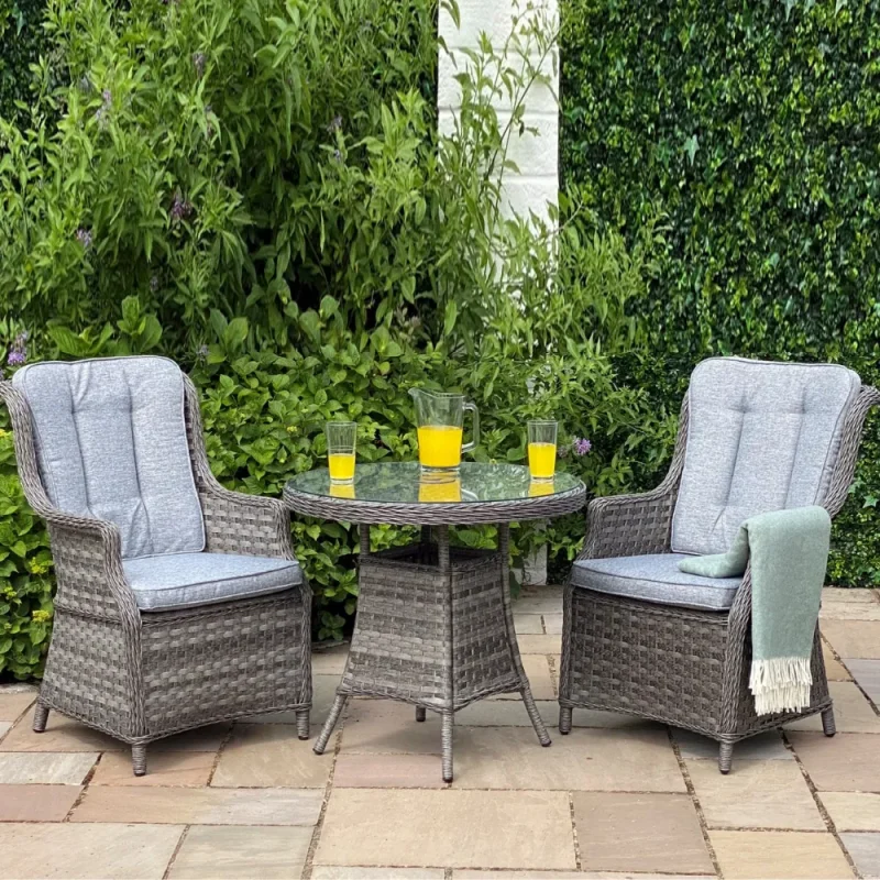 dark grey boston bistro set high quality outdoor furniture