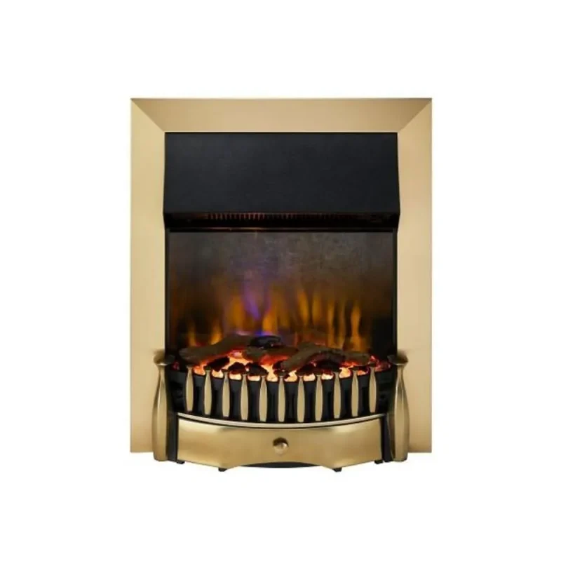 dimplex brm20br brass insert electric stove