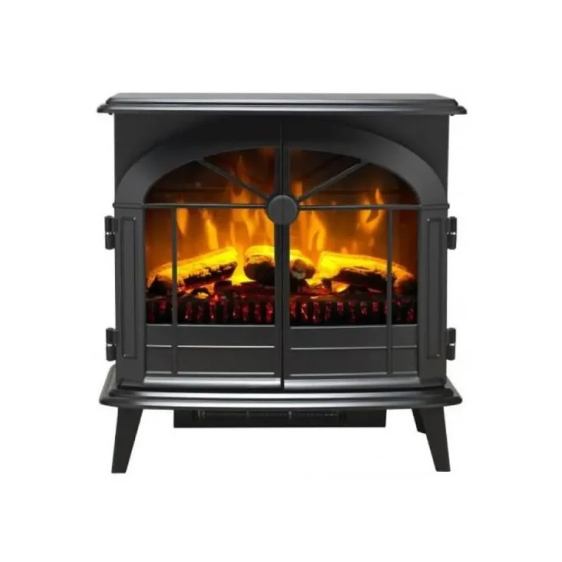 dimplex leckford lec20 electric stove plug in fireplace heater