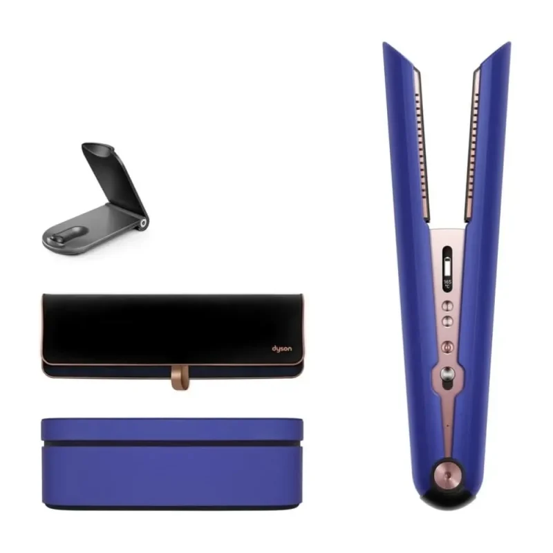 dyson corrale ultra blue plush hair straightener