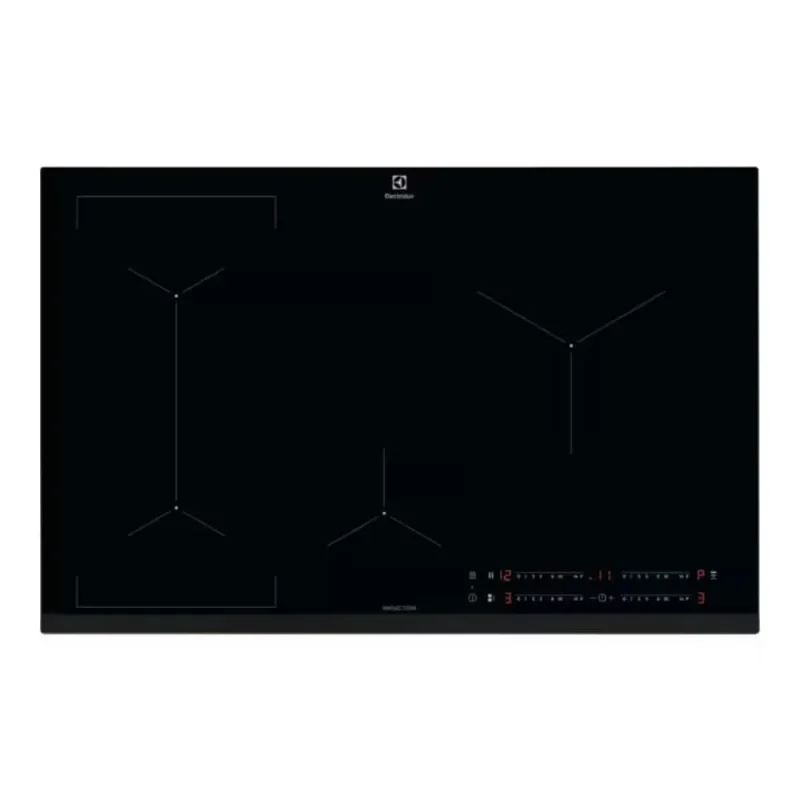 electrolux 80cm black glass induction hob kiv834