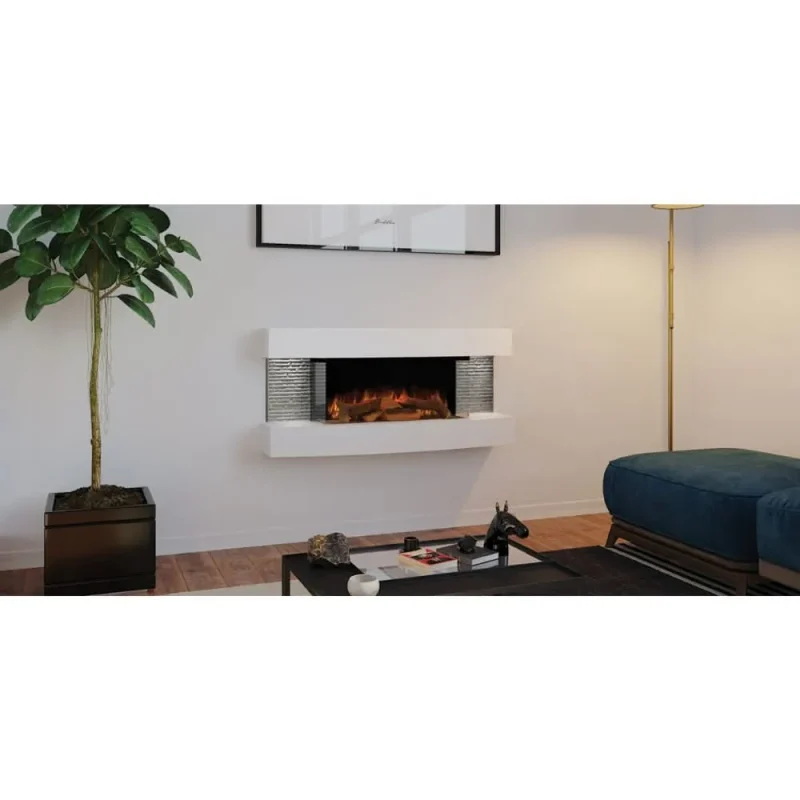 empire 2 electric fireplace insert beige eveemwhb