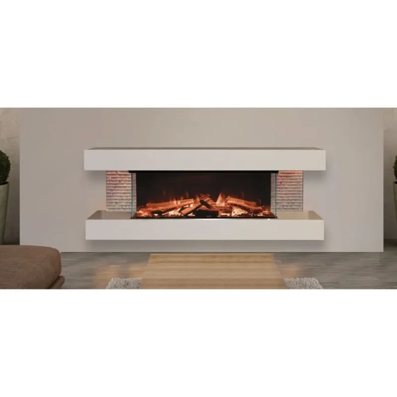 evonic bergen electric fire suite beige evsbsbebet