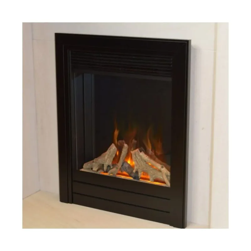 evonic colorado electric fireplace insert black remote control