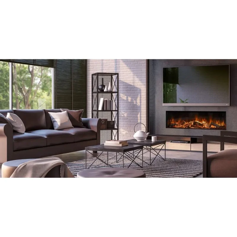 evonic electra 1500 glass front electric fireplace