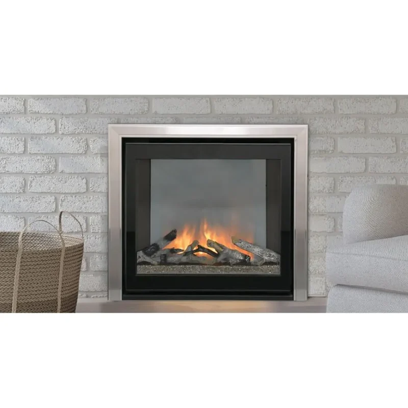 evonic ev6i black electric fireplace insert