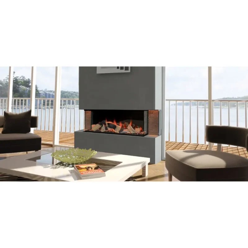 evonic halo 1030 electric fireplace evekir1030gfm multi