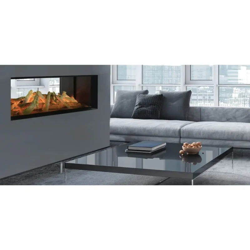 evonic halo 1030ds double sided electric fire evehlids