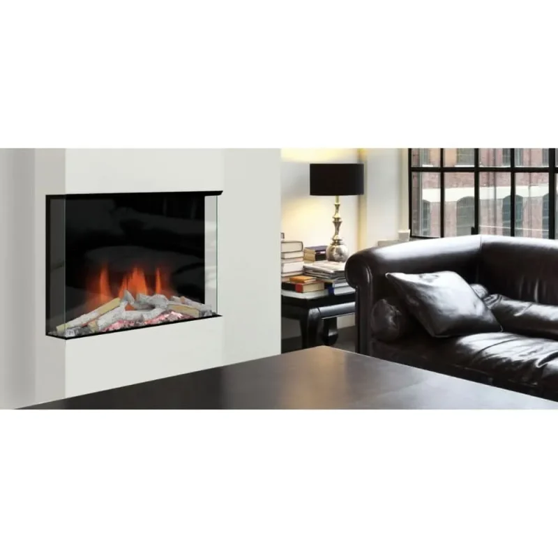 evonic halo 600 sl electric fireplace 180slatt