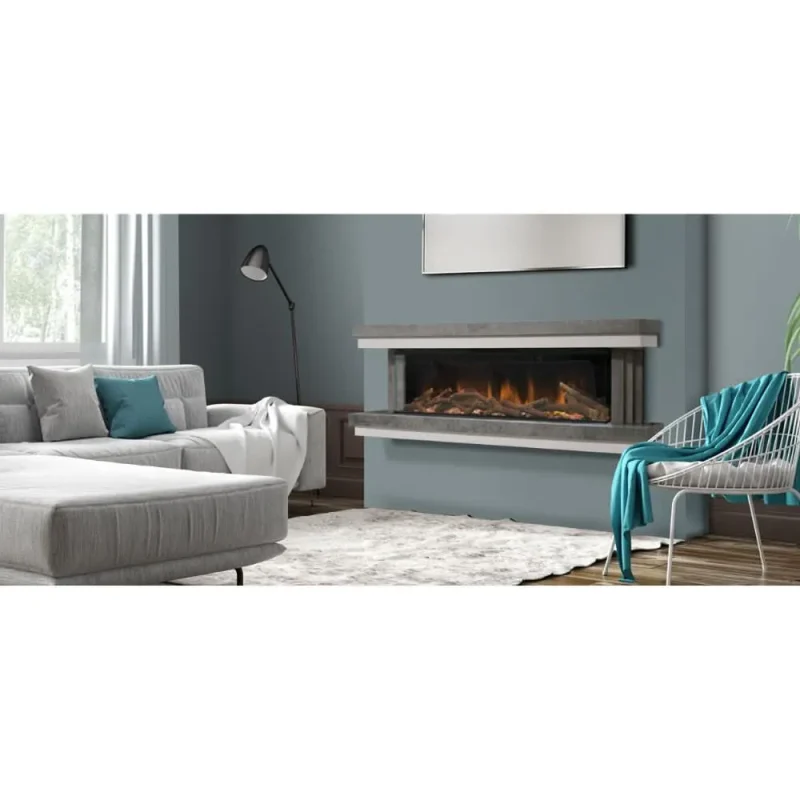 evonic locanda 175 electric fire suite soapstone evelocsuss175