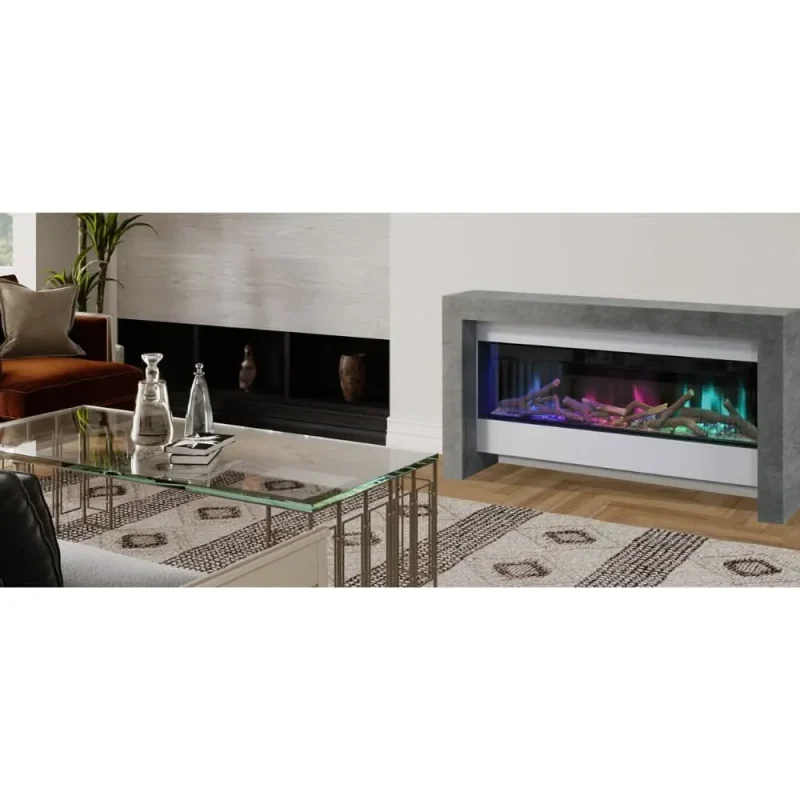 evonic mirada soapstone electric fire suite evsumir